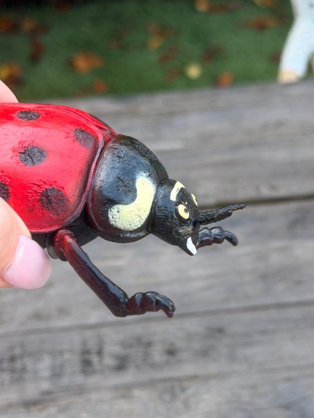 Luckystar Education Lady Bug Plastic Animal Figure Large 5" Science Nature Toy - Picture 8 of 10